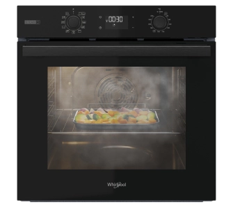 Piekarnik elektryczny parowy Whirlpool OMSR58CU1SB Termoobieg Czarny
