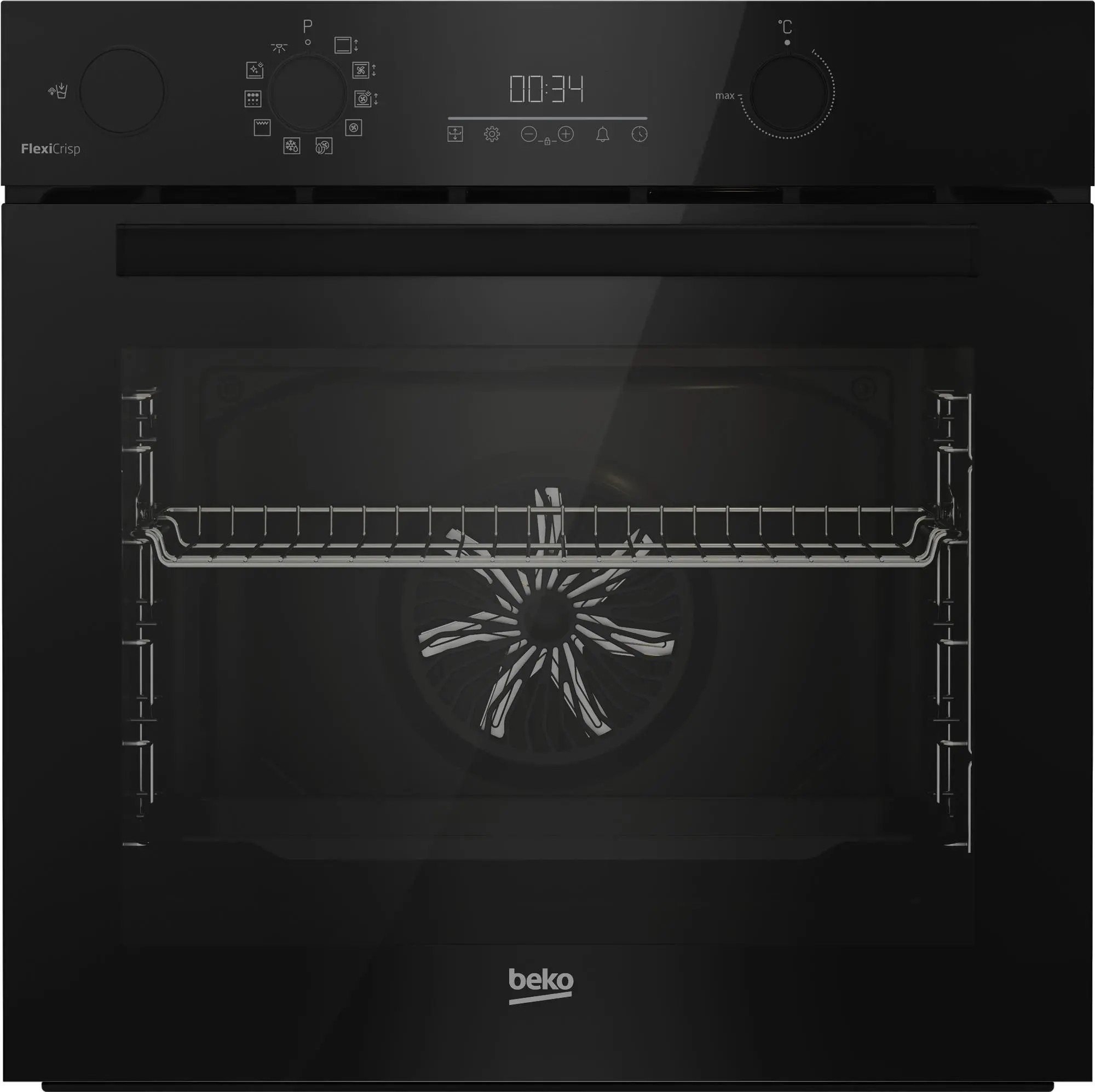 Piekarnik elektryczny parowy Beko BBIS17300BMP b300 SteamAssisted Termoobieg Czarny