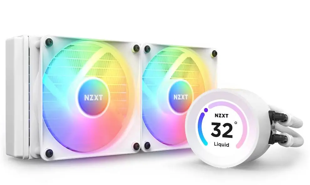 Chłodzenie NZXT Kraken Elite 240 RGB LCD Biały
