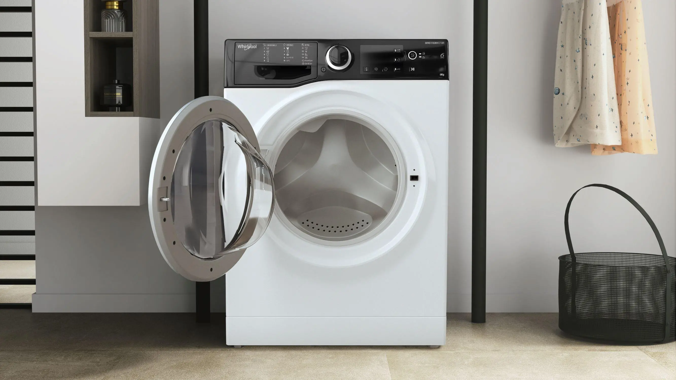 Pralka Whirlpool WRBSB 6249 S EU Slim 6kg 1200obr/min