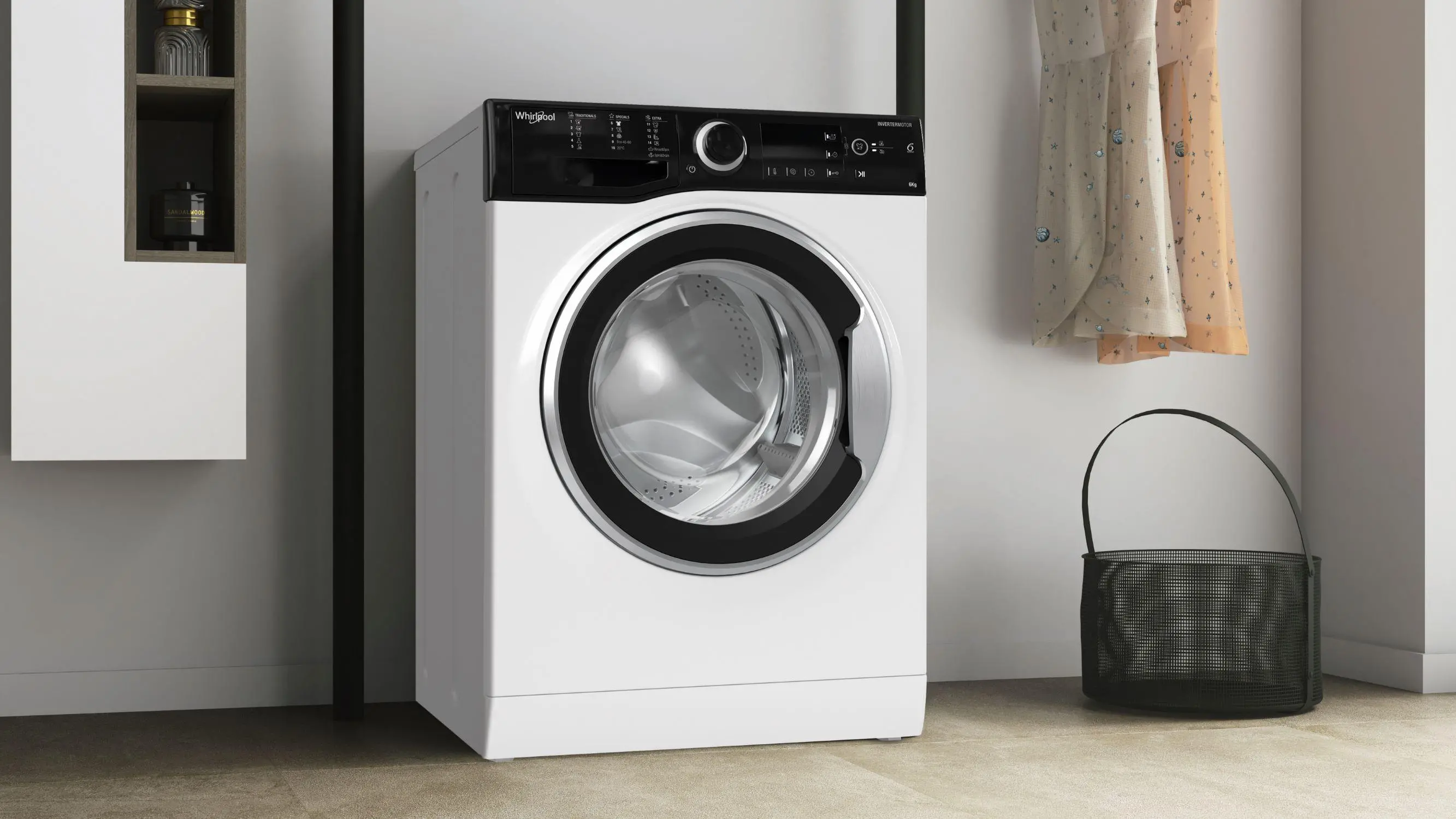 Pralka Whirlpool WRBSB 6249 S EU Slim 6kg 1200obr/min