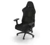 Fotel Corsair TC100 RELAXED Fabric Gamingowy do 120kg Tkanina Czarny
