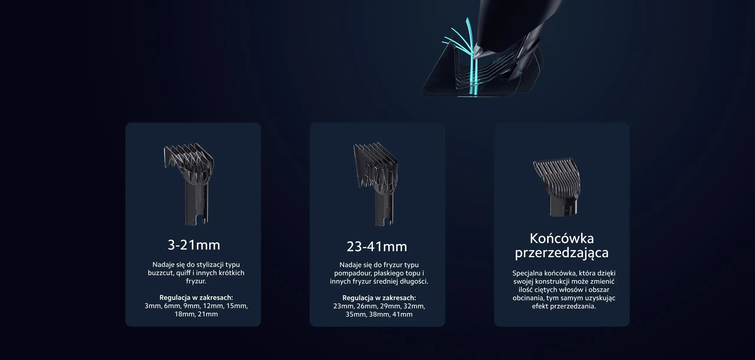 Maszynka do włosów Xiaomi Mi Hair Clipper 180min