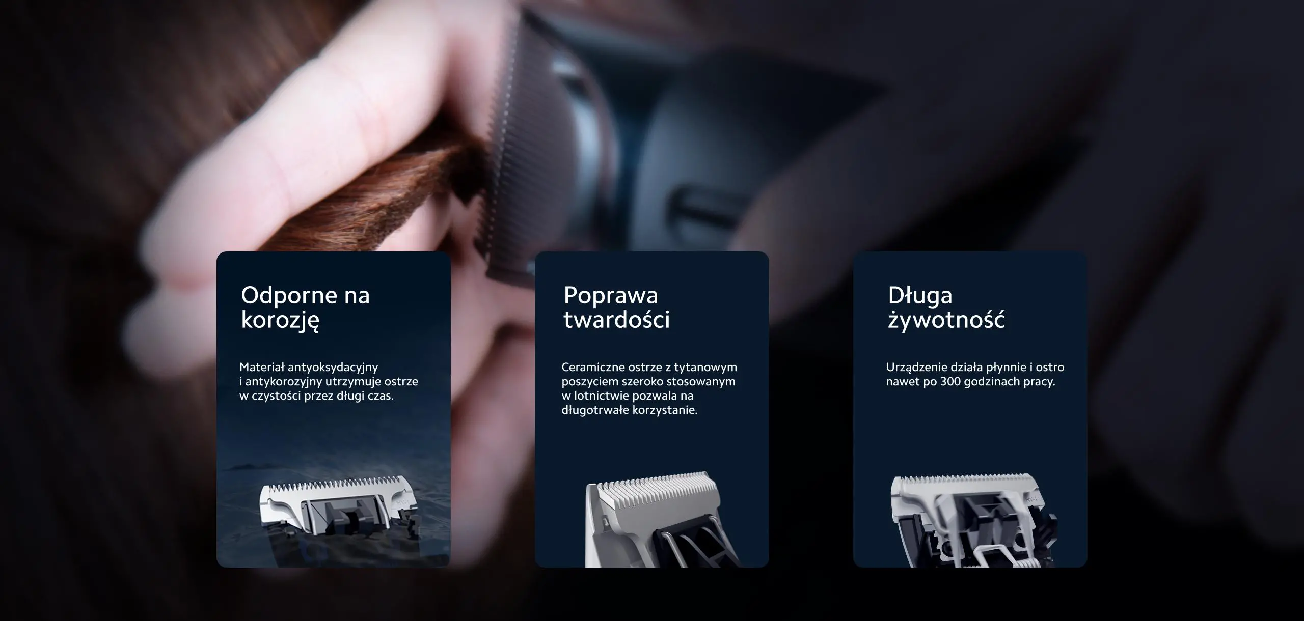 Maszynka do włosów Xiaomi Mi Hair Clipper 180min