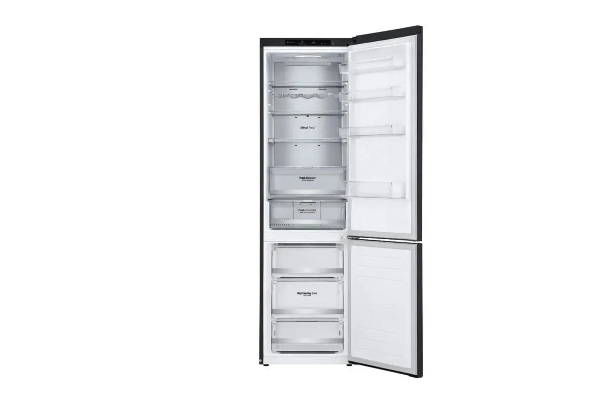 Lodówka LG GBB92MCB2P Pełny No Frost 203cm Szuflada z kontrolą wilgotności Czarny mat