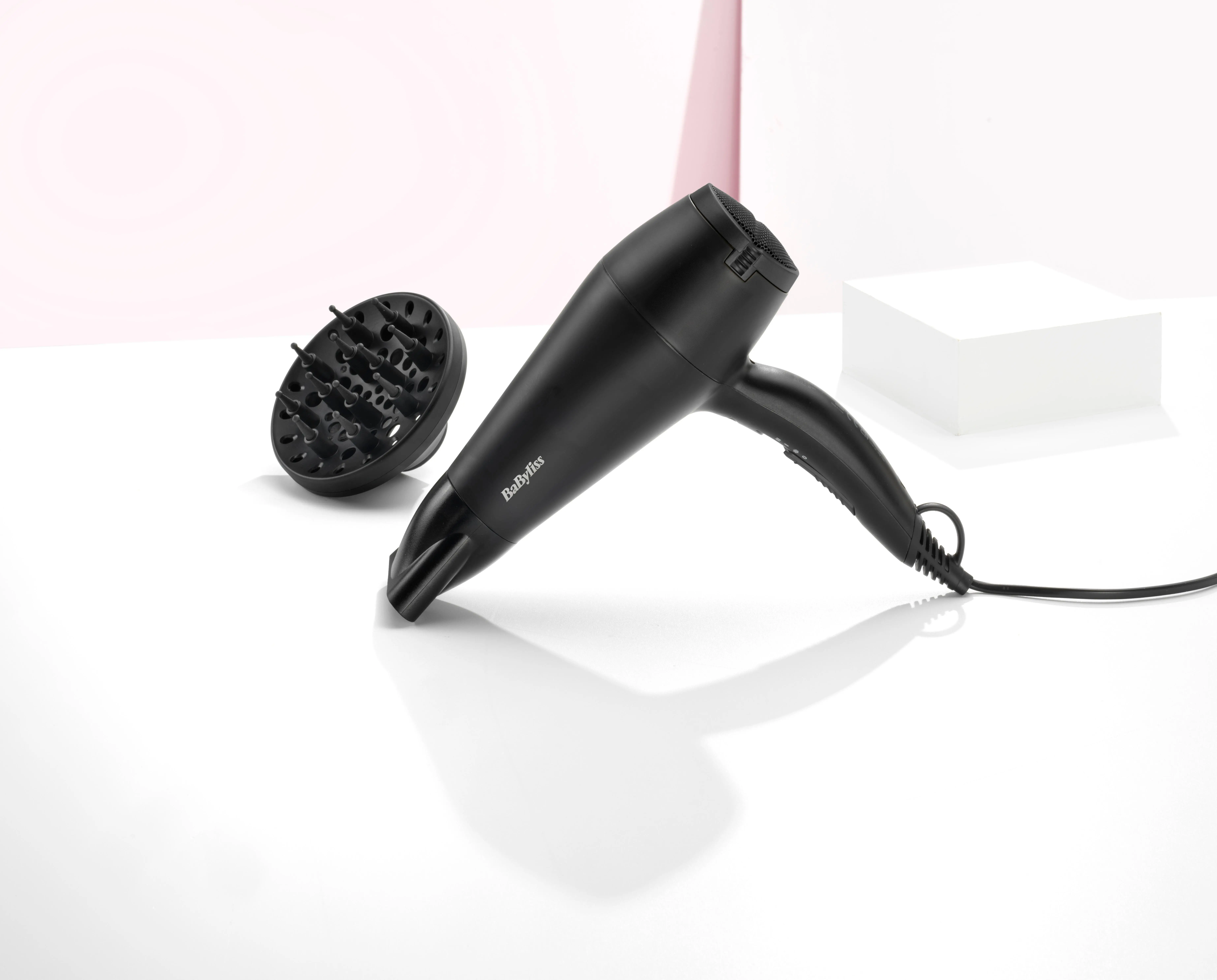 Suszarka do włosów BaByliss D215DE Dyfuzor Zimny nawiew 2200W 2 prędkości 2 temperatury