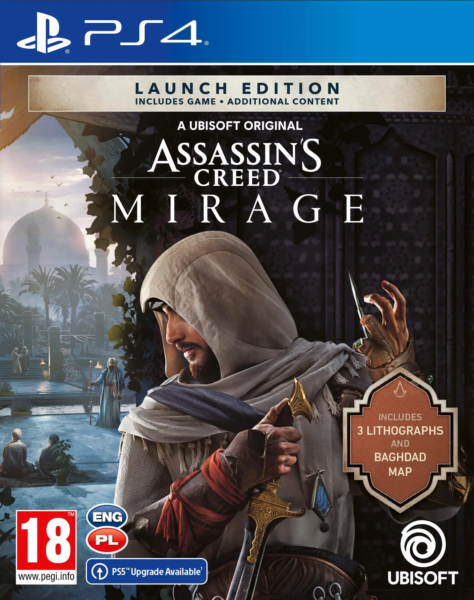 Assassin’s Creed Mirage Edycja Launch Gra na PS4 (Kompatybilna z PS5)