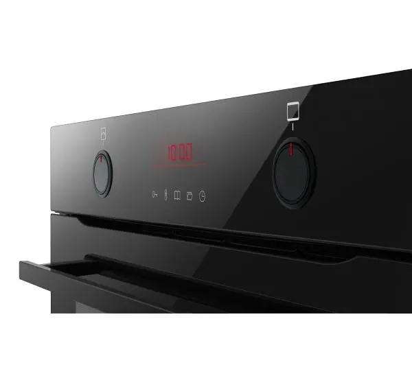 Електрична парова духова шафа Amica ED47636BA+ X-TYPE OPENUP Termoобіг Чорна