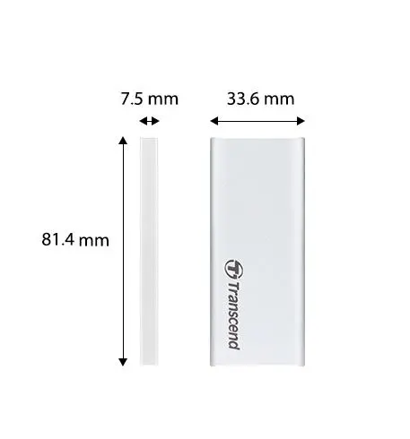 Dysk Transcend ESD260C 250GB USB 3.1 Srebrny