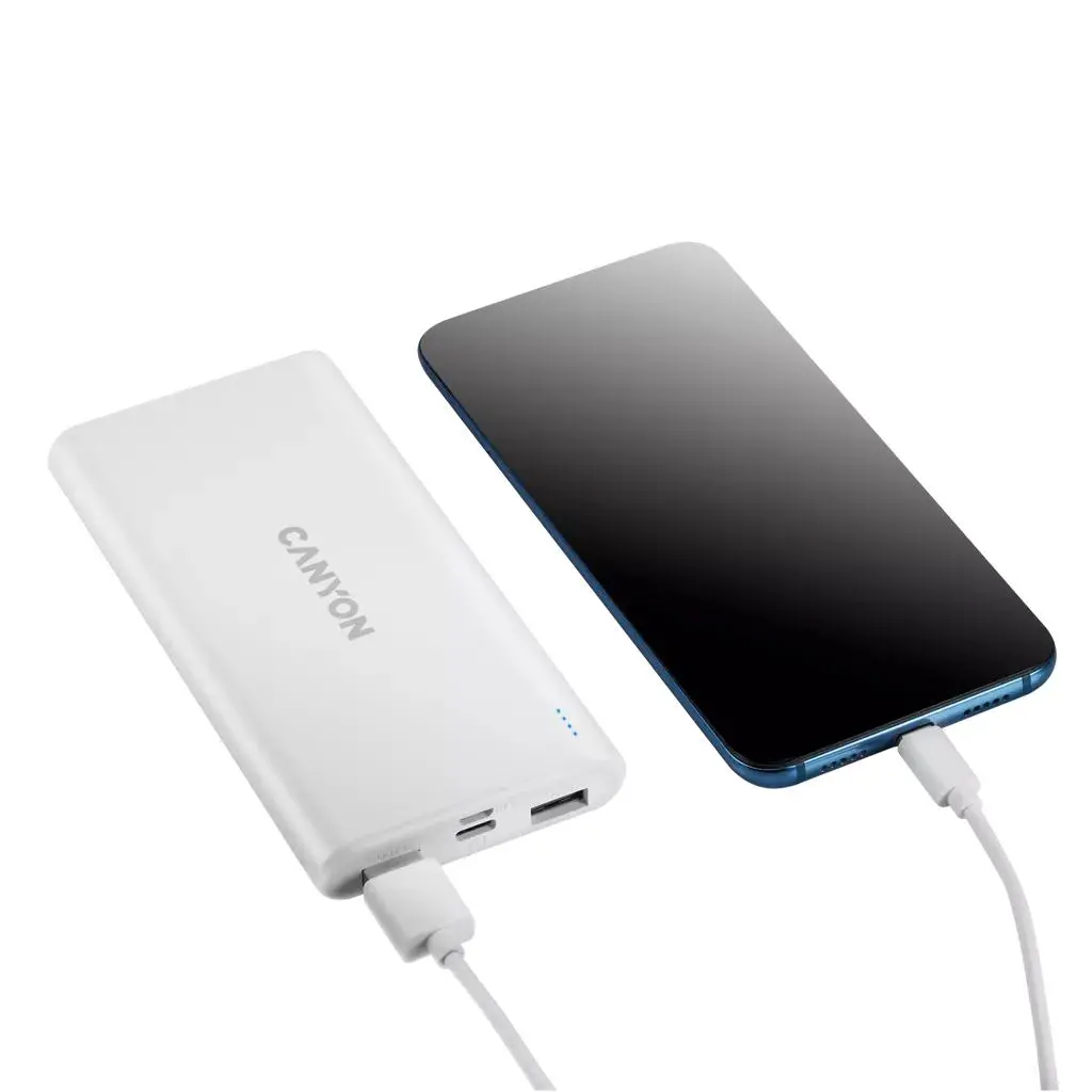 Powerbank Canyon PB-106 Biały 10000mAh Biały