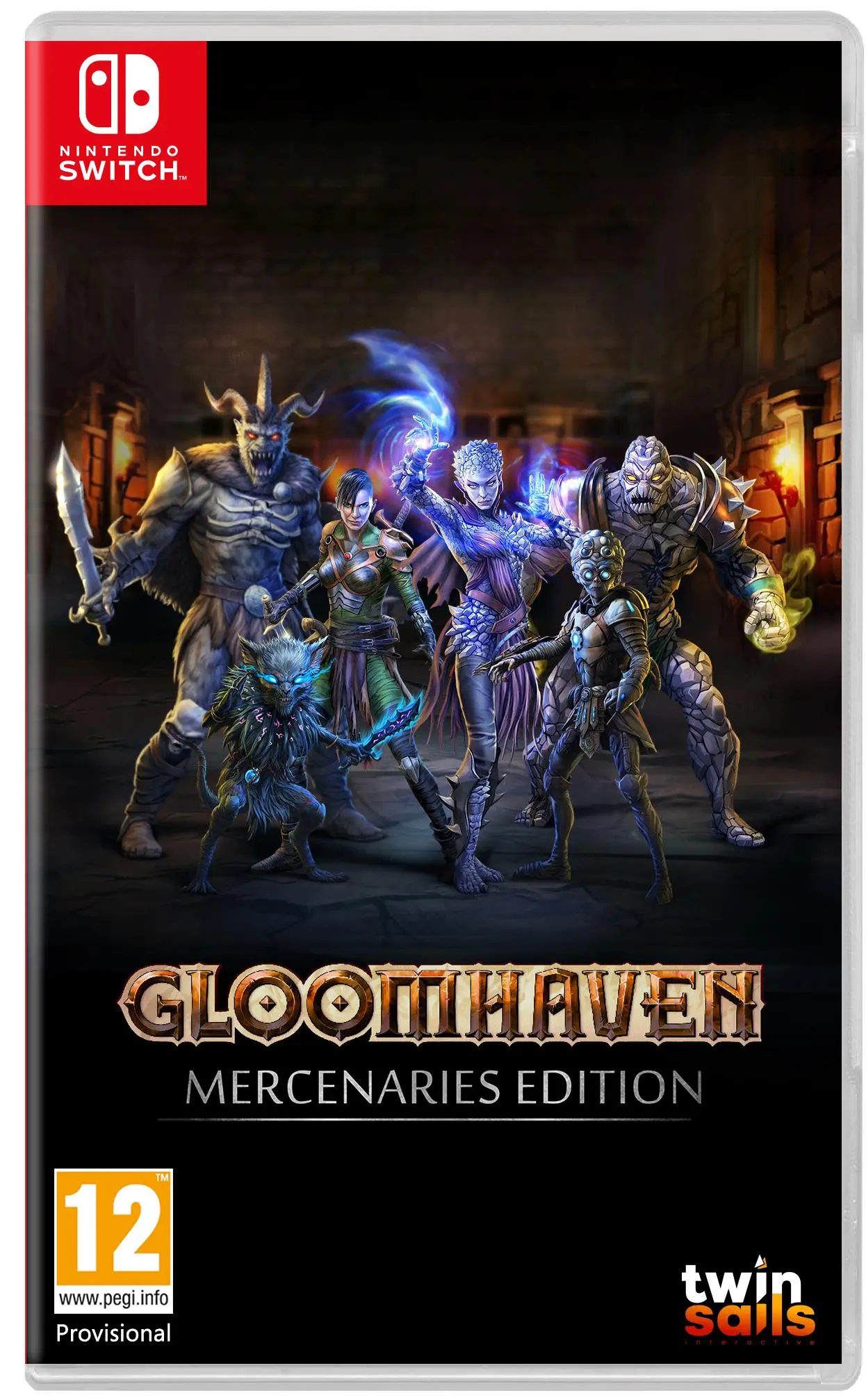 Gloomhaven Edycja Mercenaries Gra na Nintendo Switch