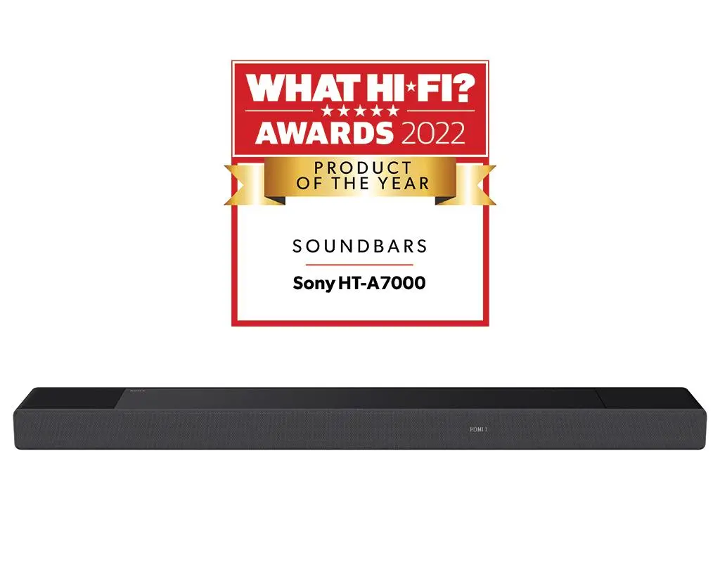 Soundbar Sony HT-A7000 7.1.2 Wi-Fi Bluetooth AirPlay Chromecast Dolby Atmos DTS X+ subwoofer SA-SW3 + głośniki SA-RS3S