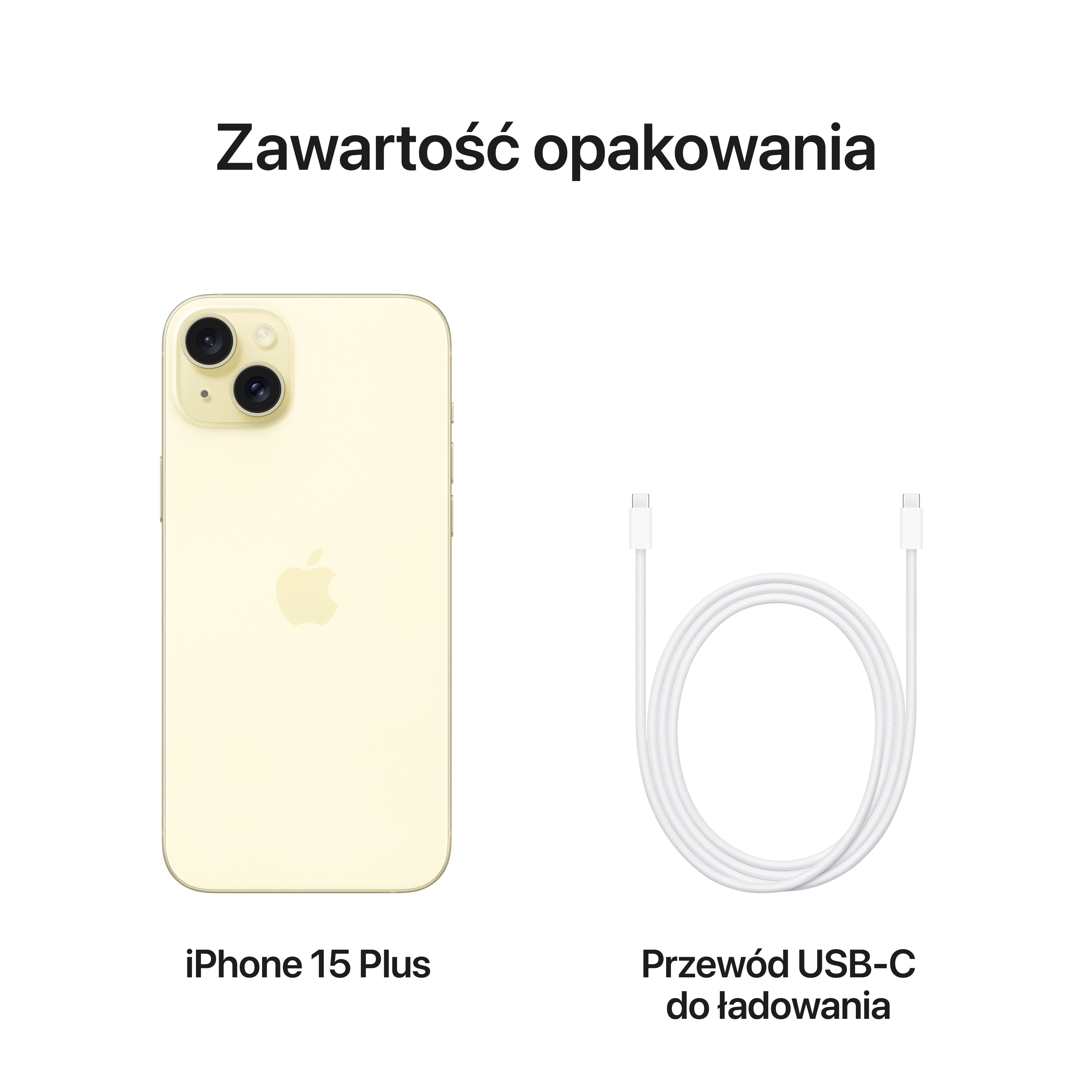 Apple iPhone 15 Plus 512GB 6,7" 48Mpix Żółty