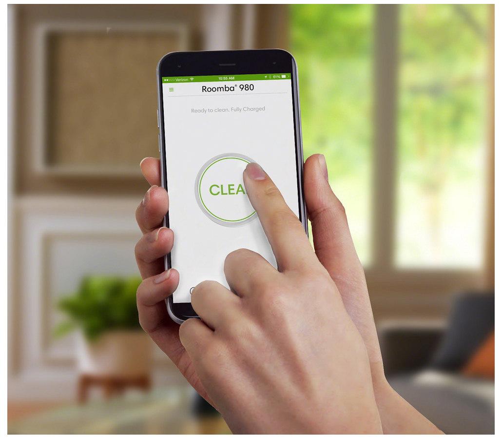 Robot sprzątający iRobot Roomba 980 - powrót do bazy i ładowanie
