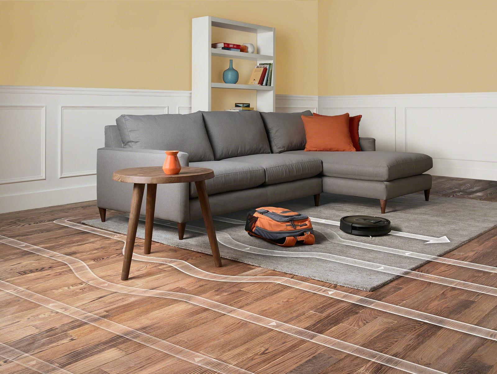 Robot sprzątający iRobot Roomba 980 - powrót do bazy i ładowanie