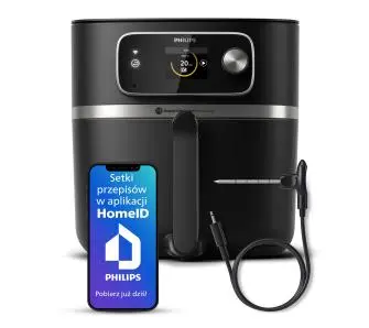Air fryer Philips OVI Smart 2.0 XXL HD9880/90 2200W 8,3l Aplikacja mobilna