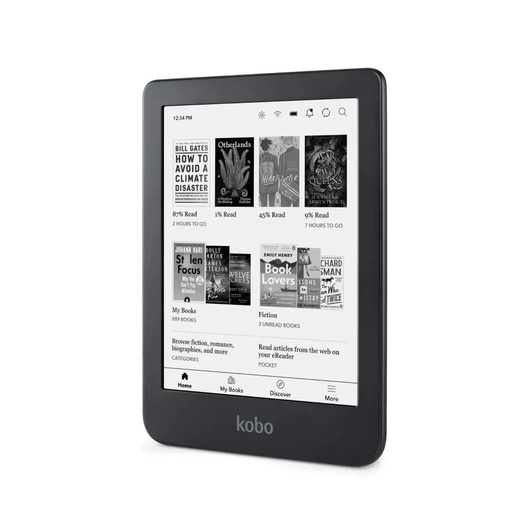 Czytnik E-booków Kobo Clara 2E 6" 16GB WiFi Bluetooth Czarno-niebieski