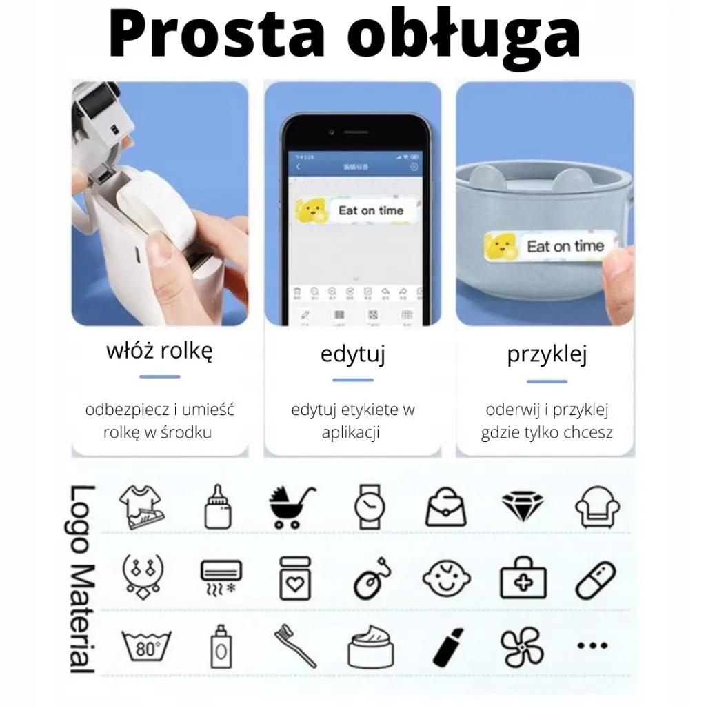 Drukarka etykiet Niimbot D11 Biały