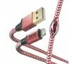 Kabel Hama Reflected Lightning do USB 1,5m Czerwony