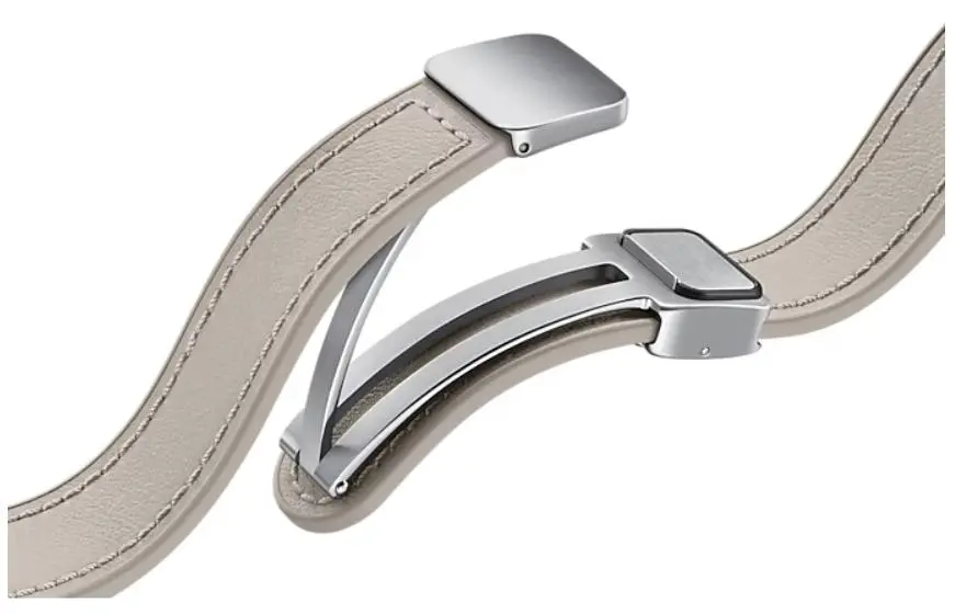 Pasek Samsung D-Buckle Hybrid Eco-Leather do Galaxy Watch 6 S/M Szary