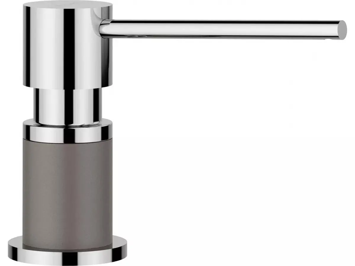 Dozownik do mydła Blanco LATO 526954 Szary/Chrom