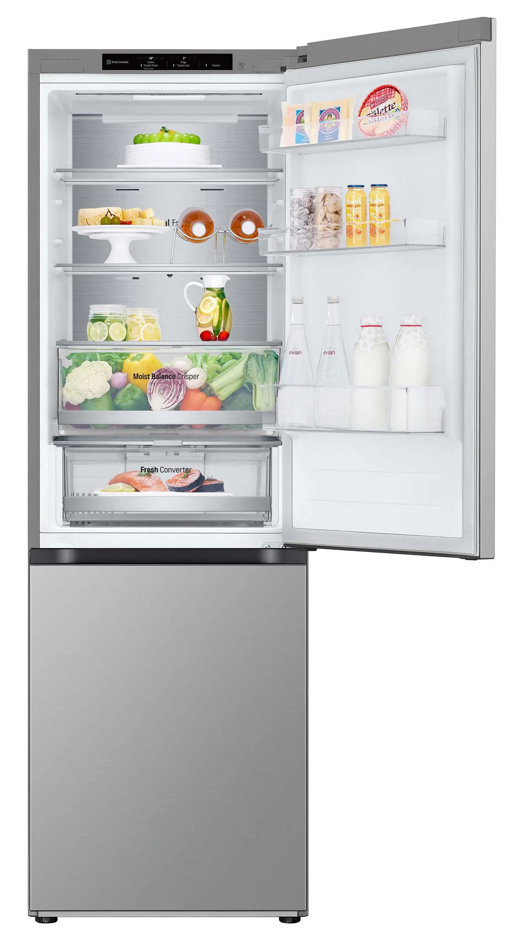 Lodówka LG GBV5140DPY Pełny No Frost 186cm Szuflada z kontrolą wilgotności Srebrny