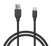 Kabel Aukey CB-AC2 USB-A do USB-C QC 3,0 2m Czarny