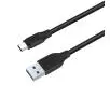 Kabel Aukey CB-AC2 USB-A do USB-C QC 3,0 2m Czarny