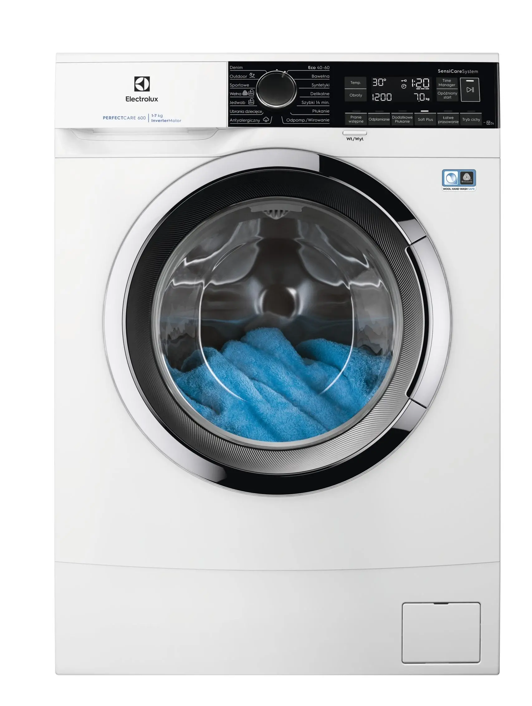 Pralka Electrolux 600 SensiCare EW6SMB227CP Slim 7kg 1200obr/min