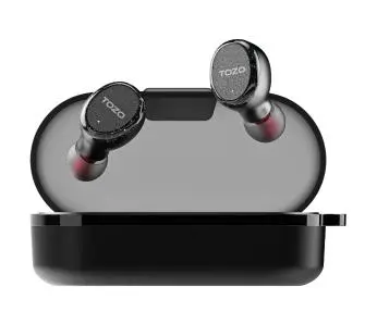Słuchawki bezprzewodowe Tozo T10S Dokanałowe Bluetooth 5.2 Czarny