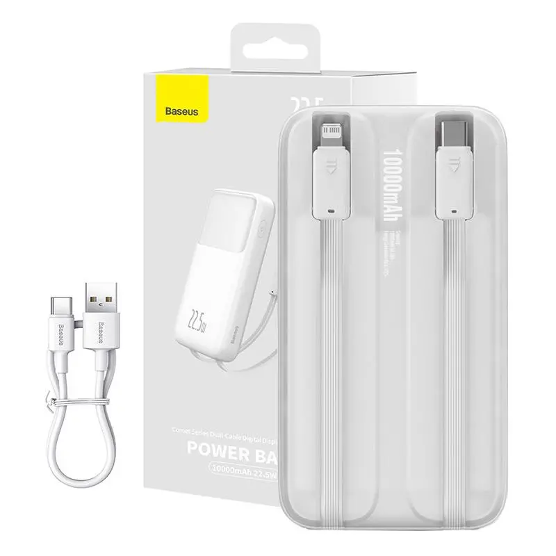 Powerbank Baseus PPMD020002 Comet 10000mAh 22,5W Biały