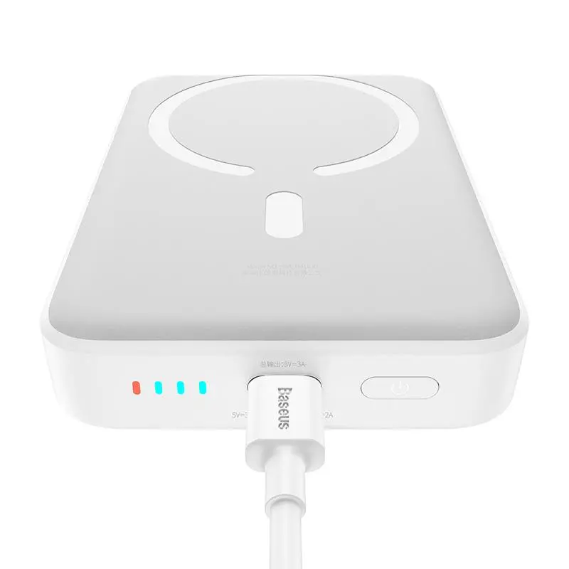 Powerbank Baseus PPCX110202 Magnetic Mini 10000mAh 30W MagSafe Overseas Edition Biały