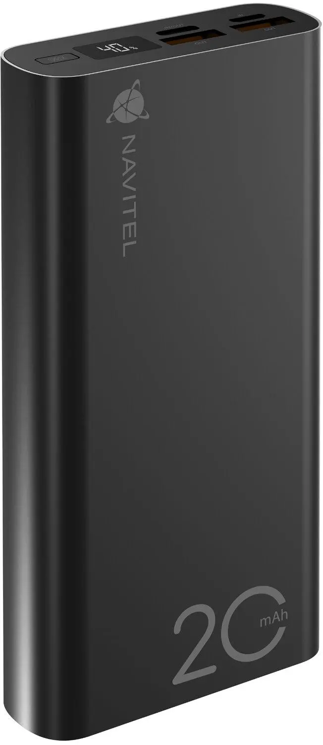 Powerbank Navitel PWR20 AL Black 20000mAh 22,5W Czarny