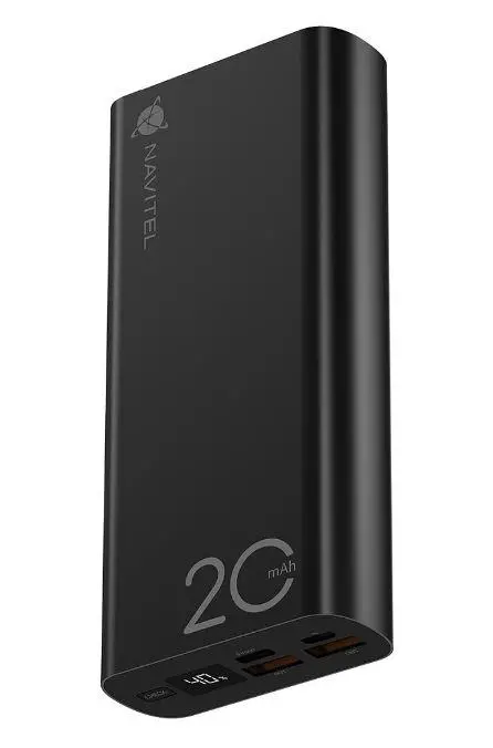 Powerbank Navitel PWR20 AL Black 20000mAh 22,5W Czarny