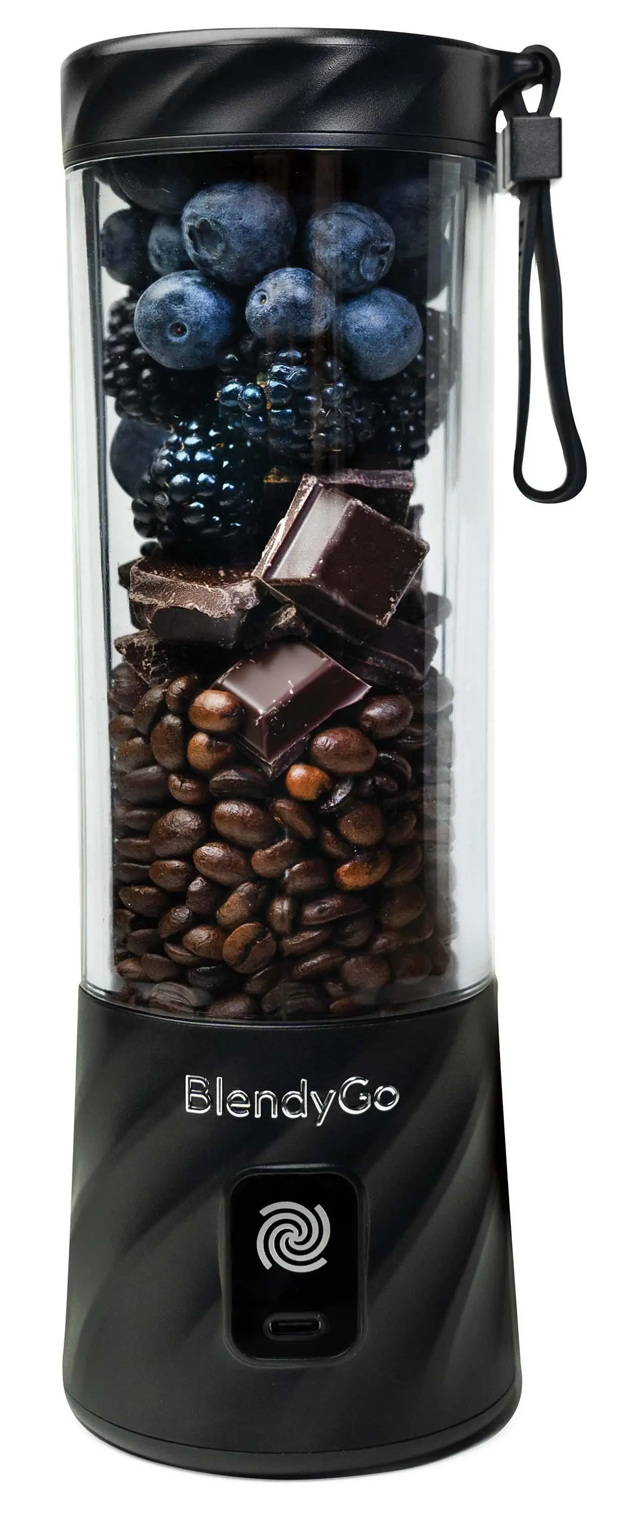 Blender kielichowy BlendyGo 3 Bezprzewodowy 0,55l Czarny