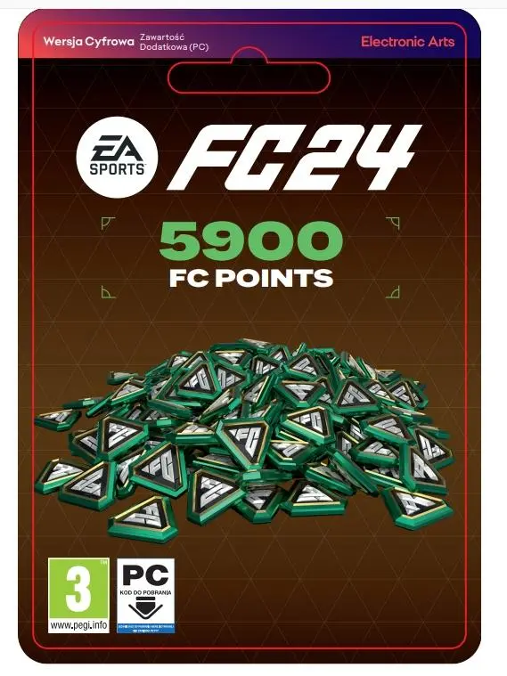 EA SPORTS FC 24 5900 Punktów [kod aktywacyjny] PC