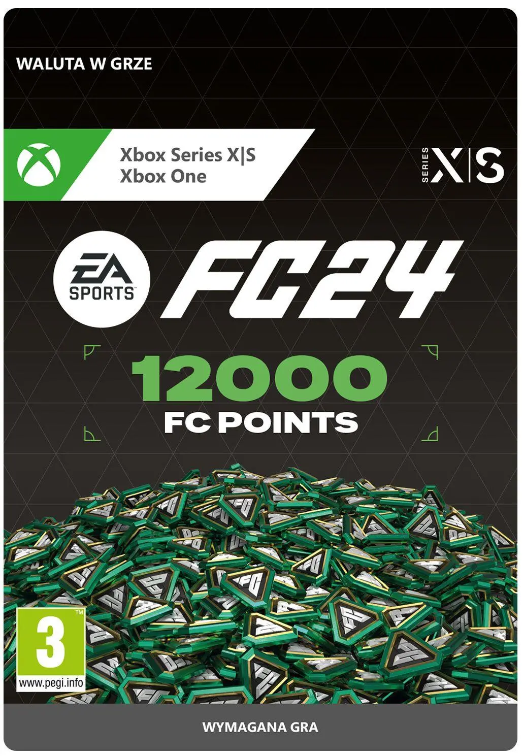 EA SPORTS FC 24 12000 Punktów [kod aktywacyjny] Xbox