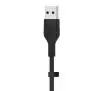 Kabel Belkin Silicone USB-C do USB-A 1m Czarny