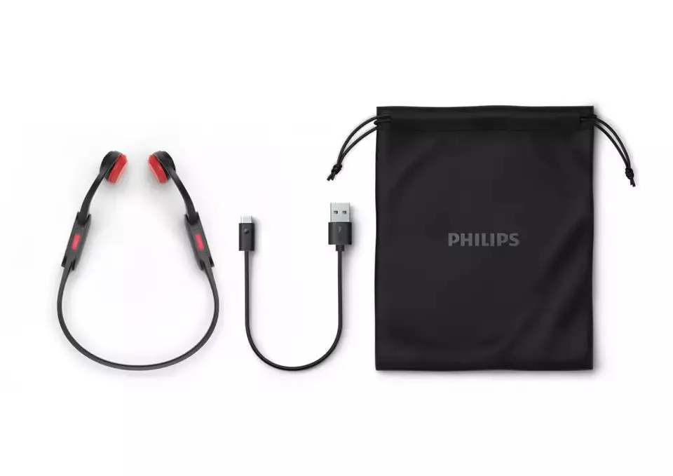 Słuchawki bezprzewodowe Philips TAA5608BK/00 Kostne Bluetooth 5.3 Czarny