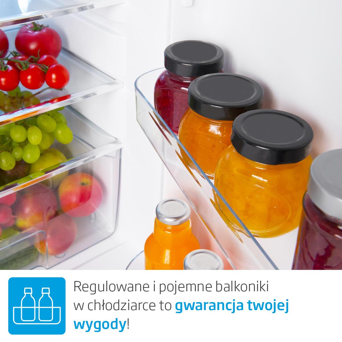 Lodówka Amica FM136.3AAA - 84,5cm