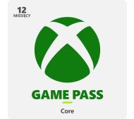 Фото - Аксесуар для приставки Microsoft Subskrypcja Xbox Game Pass Core 12 miesięcy  [kod aktywacyjny]