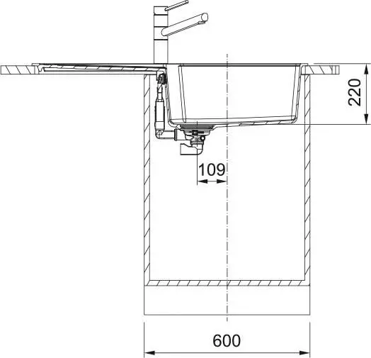 Zlewozmywak Franke Urban UBG 611-100 XL GSC Granitowy Biały polarny