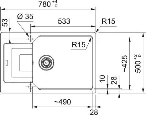 Zlewozmywak Franke Urban UBG 611-78 XL GSC Granitowy Cappuccino
