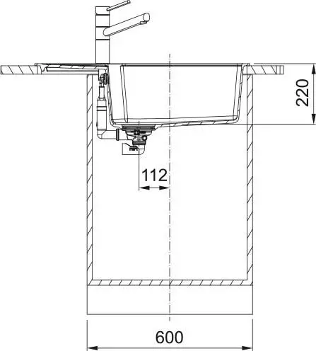 Zlewozmywak Franke Urban UBG 611-78 XL GSC Granitowy Biały polarny