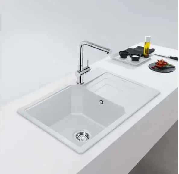 Zlewozmywak Franke Urban UBG 611-78 XL GSC Granitowy Biały polarny