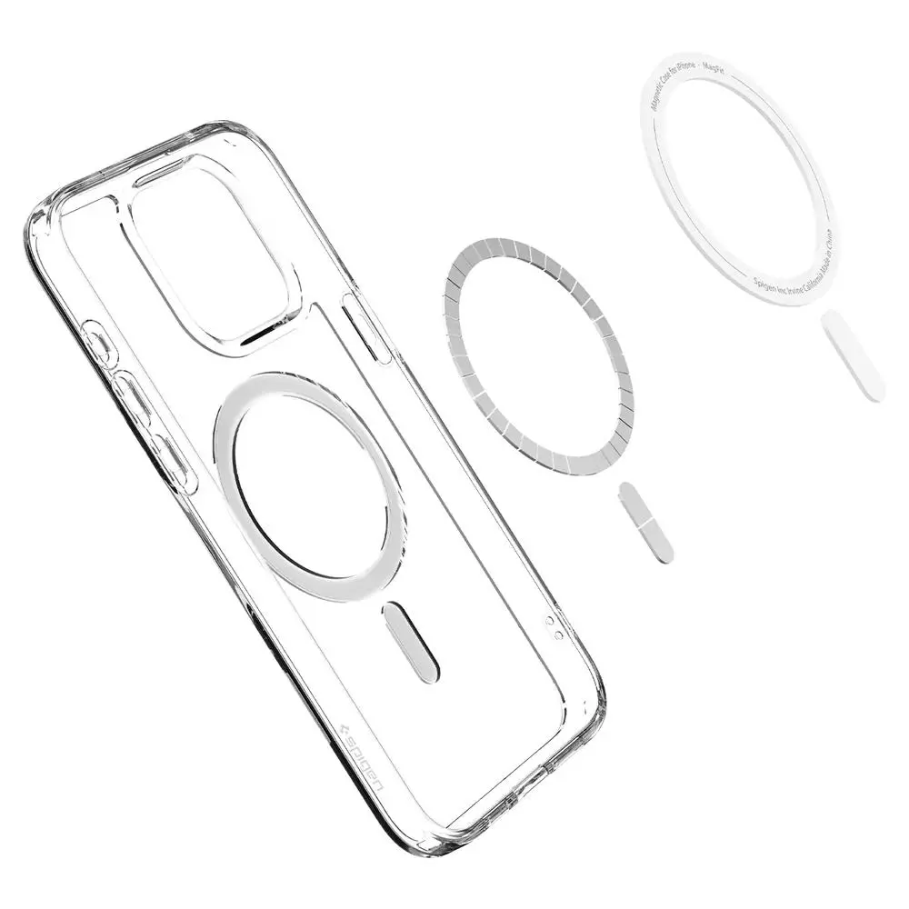 Etui Spigen Ultra Hybrid MagFit do iPhone 15 Pro Max Grafitowy