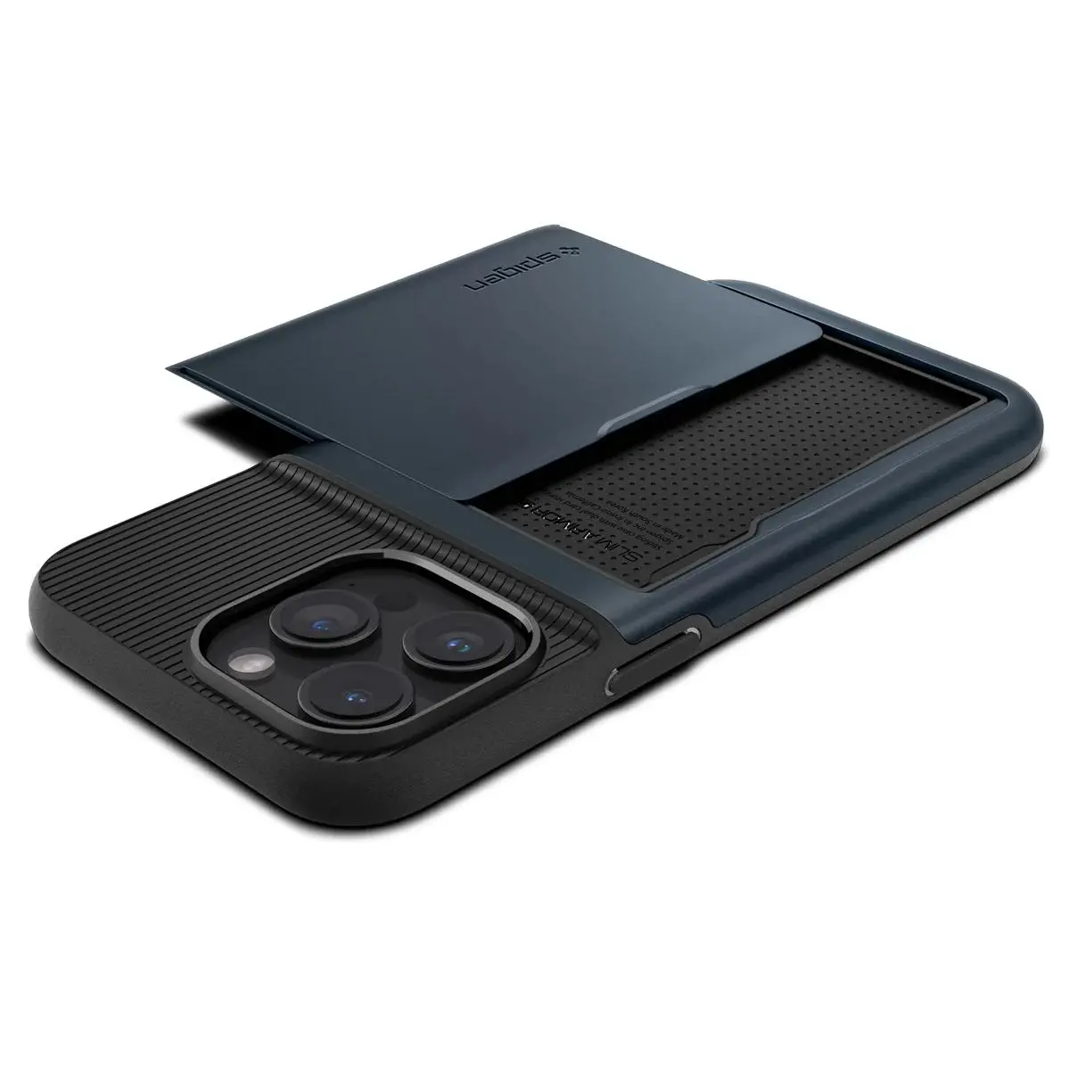 Etui Spigen Slim Armor CS do iPhone 15 Pro Max metal slate