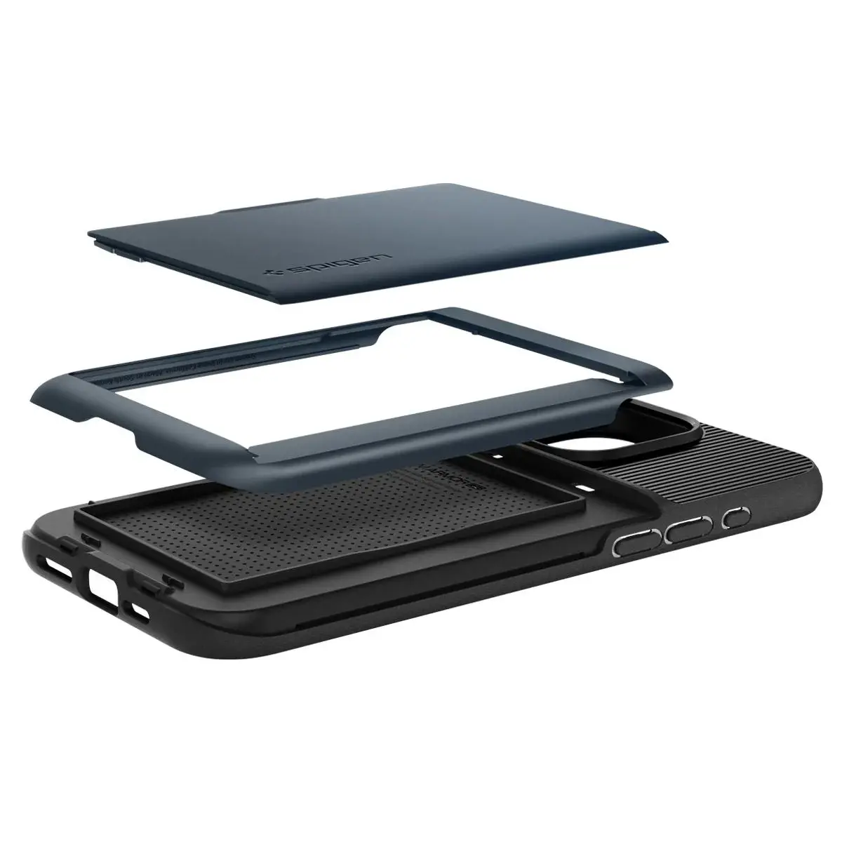 Etui Spigen Slim Armor CS do iPhone 15 Pro Max metal slate