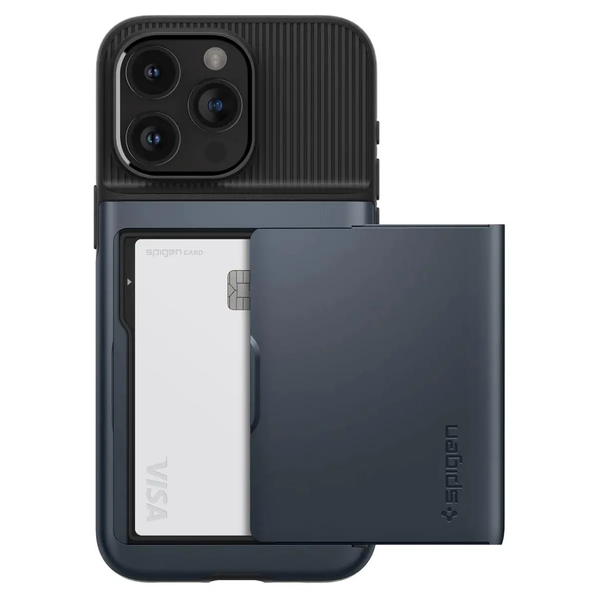 Etui Spigen Slim Armor CS do iPhone 15 Pro Max metal slate