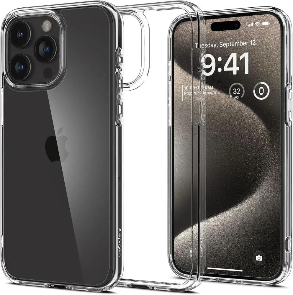 Etui Spigen Ultra Hybrid do iPhone 15 Pro Max crystal clear